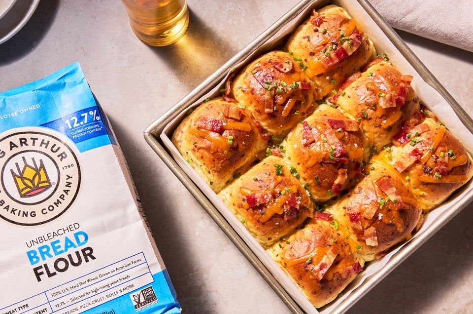 Loaded Baked Potato Dinner Rolls  - select to zoom