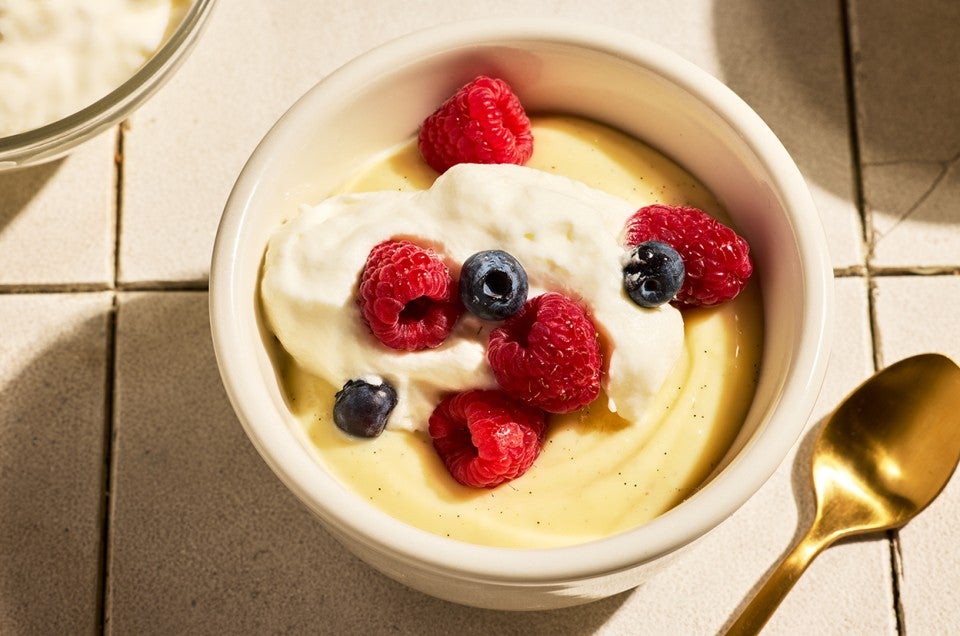Simple Stovetop Vanilla Pudding  - select to zoom