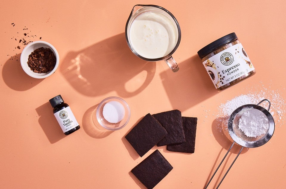 Iced Coffee Icebox Cake ingredients - select to zoom