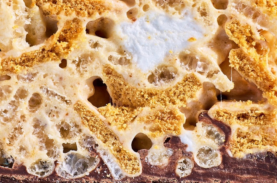 Close-up of S’more Rice Krispies Treats - select to zoom