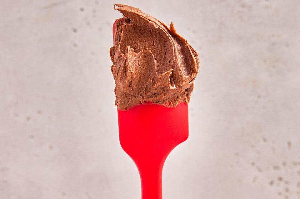 Chocolate Buttercream frosting on a spatula - select to zoom