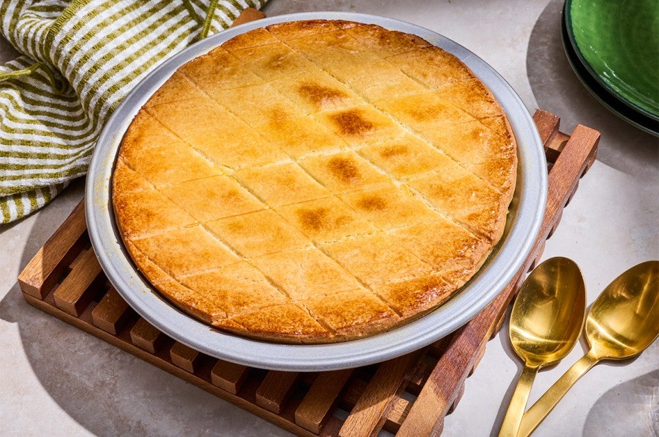 Uncut Baked Tapioca Pudding - select to zoom