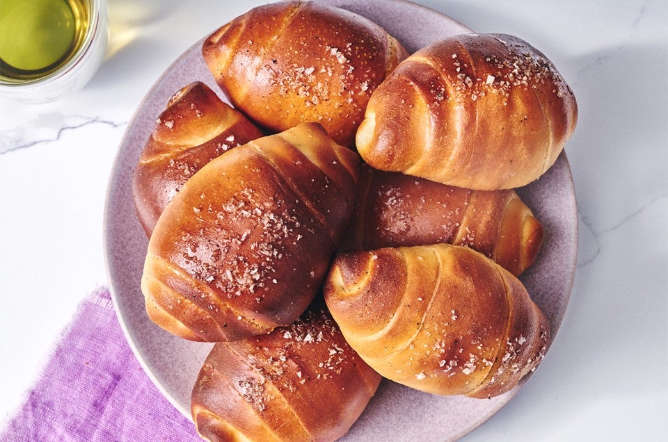 Seven Salt Bread on a plate - select to zoom