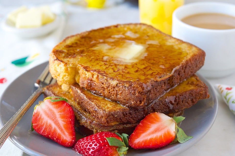 Coffee French Toast via @kingarthurflour