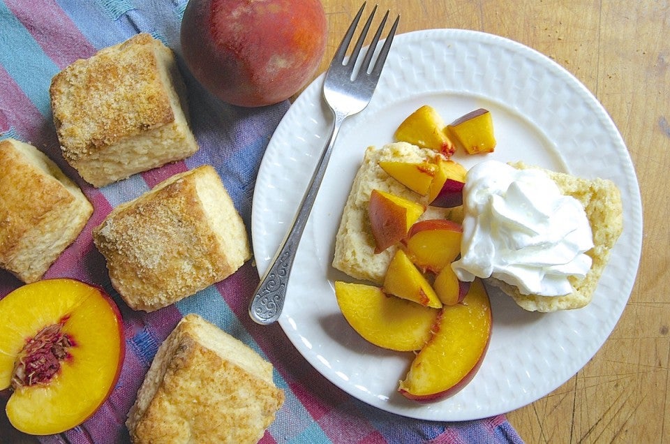 Almond Flour Shortcakes via @kingarthurflour