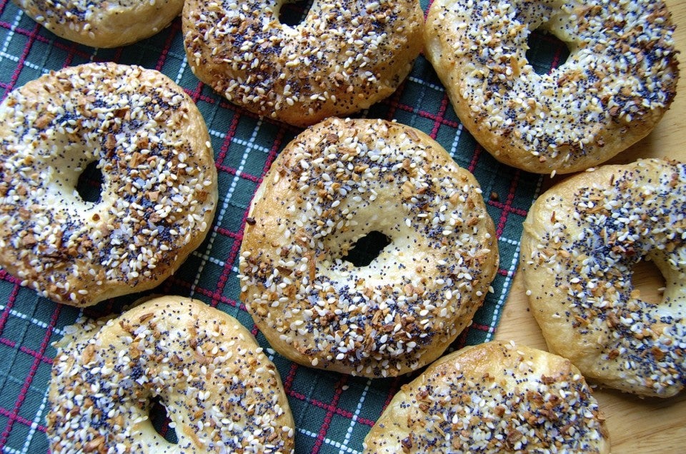Everything bagels via @kingarthurflour