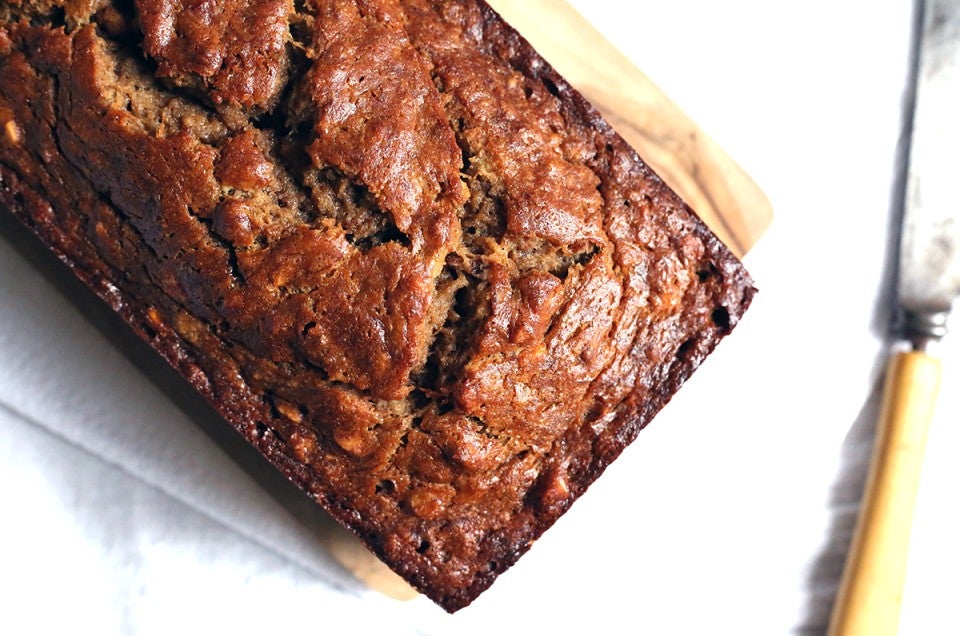 Banana bread via @kingarthurflour