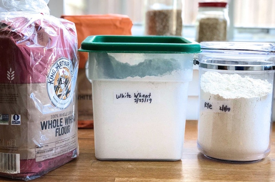 Best way to store whole grains via @kingarthurflour