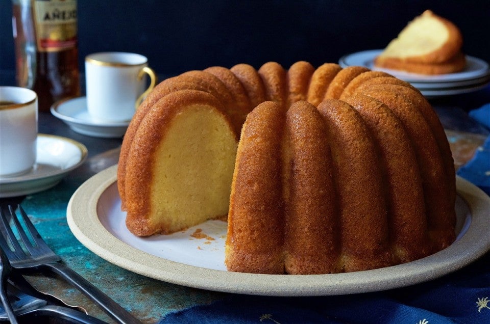 Caribbean Rum Cake via @kingarthurflour