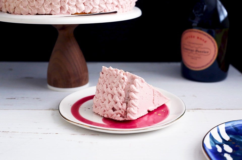 Cosmopolitan cake via @kingarthurflour