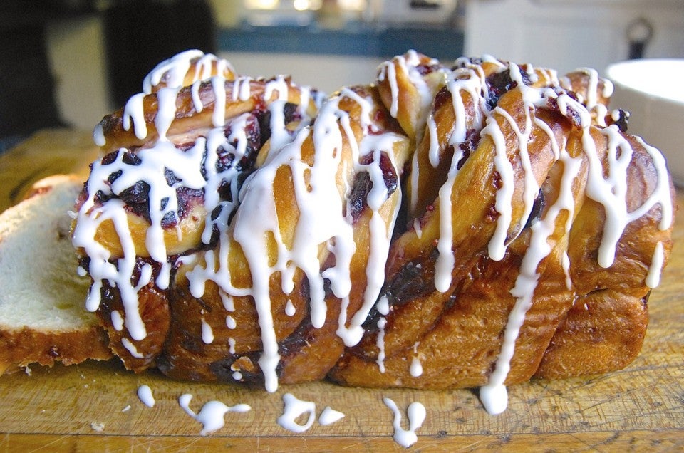 Cranberry-Orange Babka via kingarthurflour