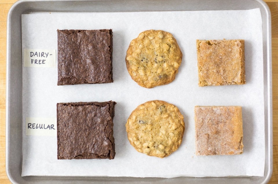 Dairy-free cookies and brownies via @kingarthurflour