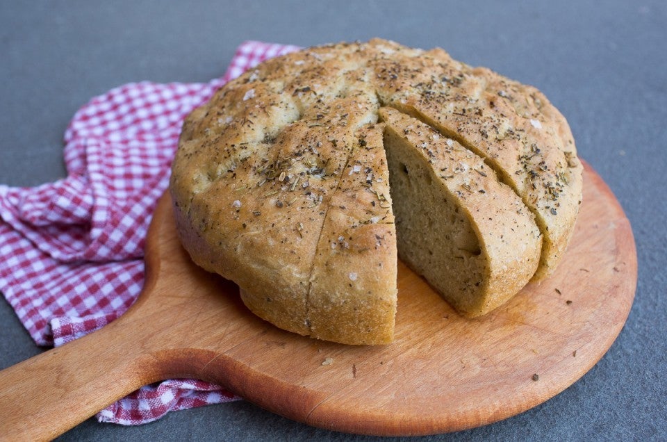 Gael's Saturday Focaccia via @kingarthurflour