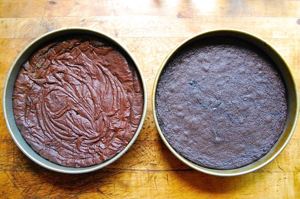 How to make brownies with shiny crust via @kingarthurflour