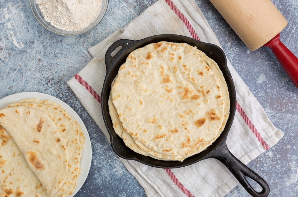 How to make tortillas from scratch via @kingarthurflour