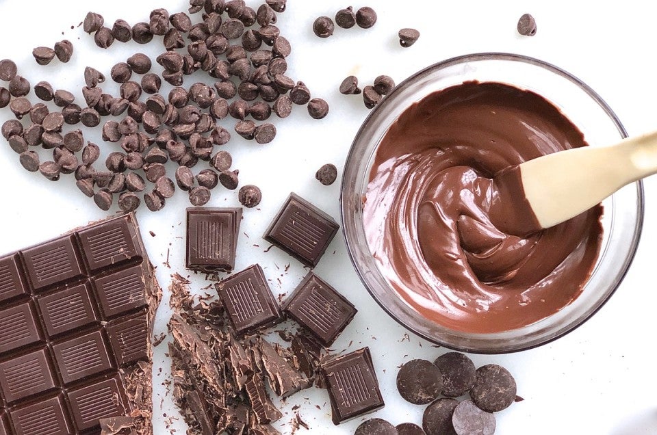 How to melt chocolate via @kingarthurflour