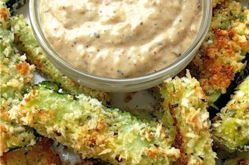 baked zucchini sticks