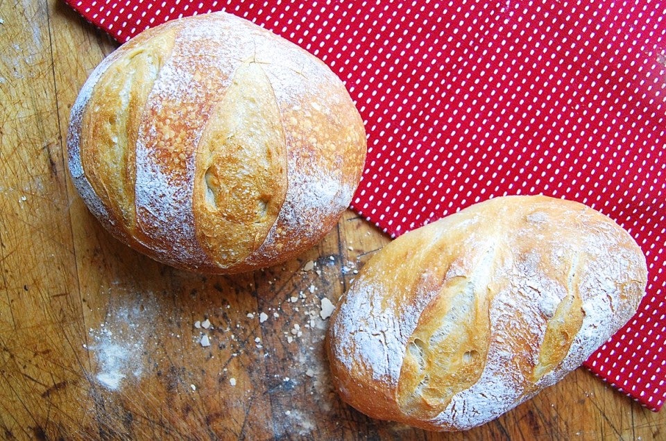 No-Knead Bread via @kingarthurflour