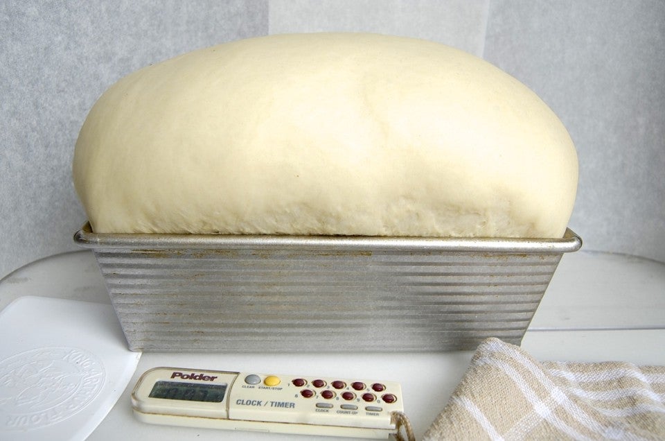 Over-proofed dough via @kingarthurflour