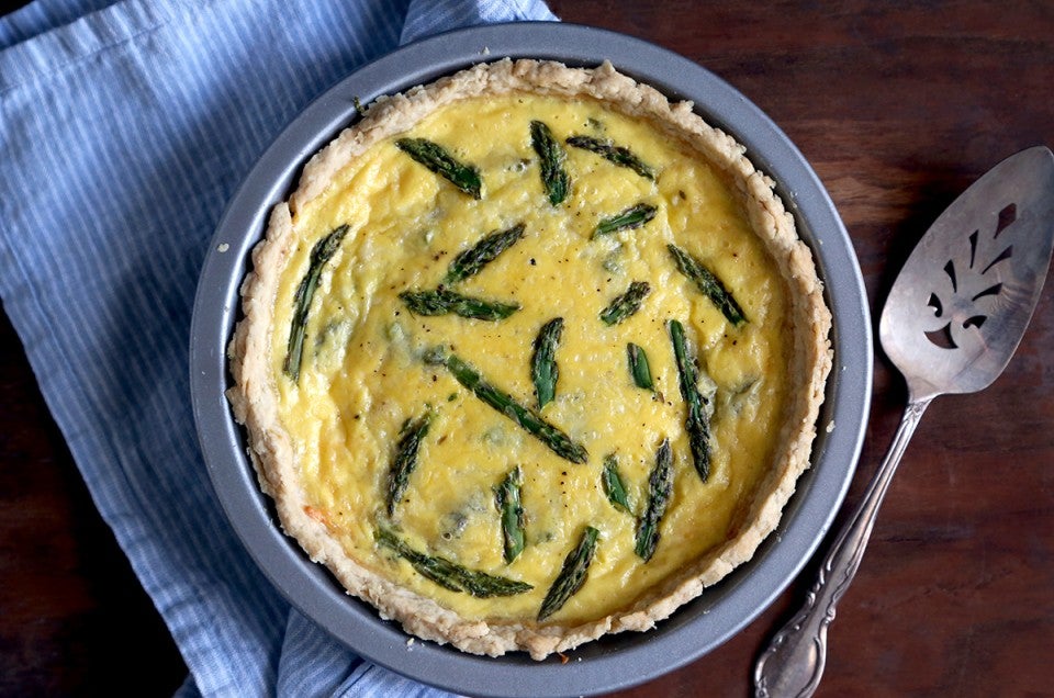 Quiche via @kingarthurflour