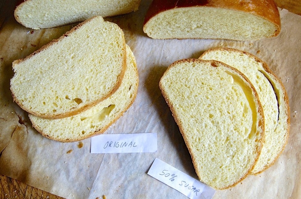 How to reduce sugar in yeast bread via @kingarthurflour