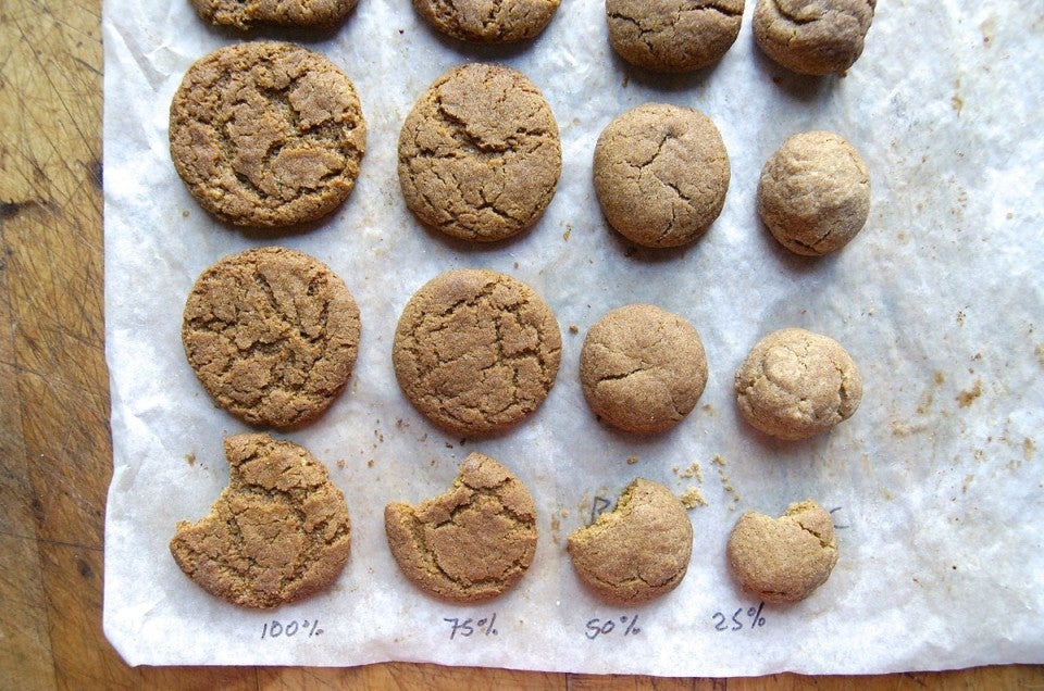 How to reduce sugar in cookies and bars via @kingarthurflour