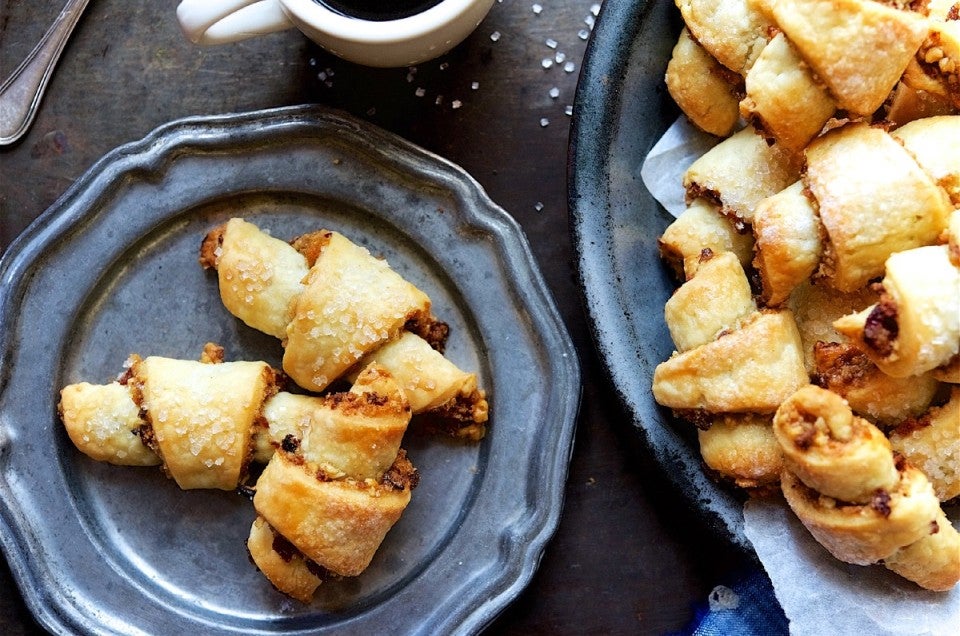 Rugelach Bakealong via @kingarthurflour