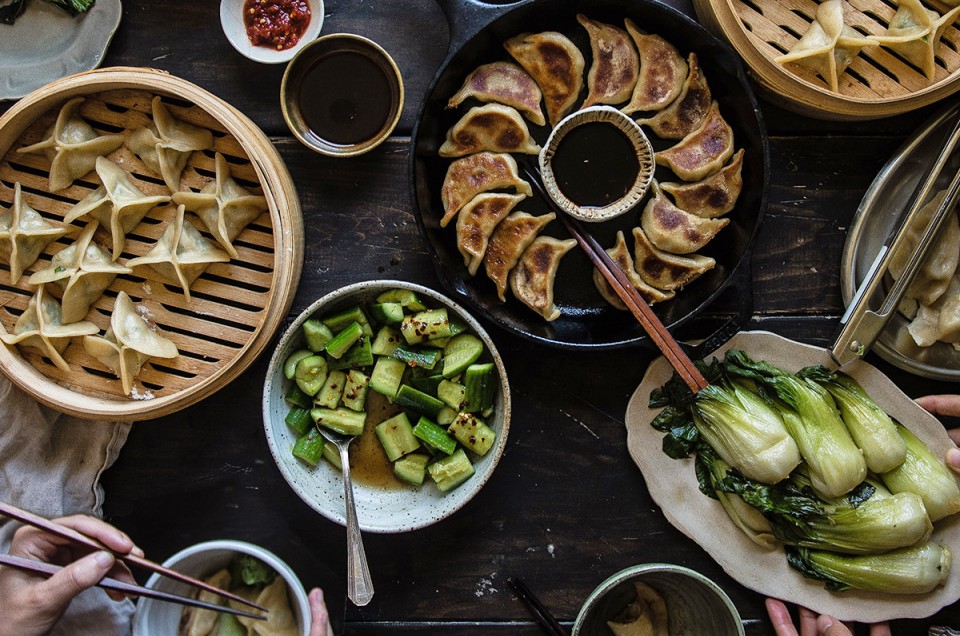 Shaping Asian Dumplings via @kingarthurflour