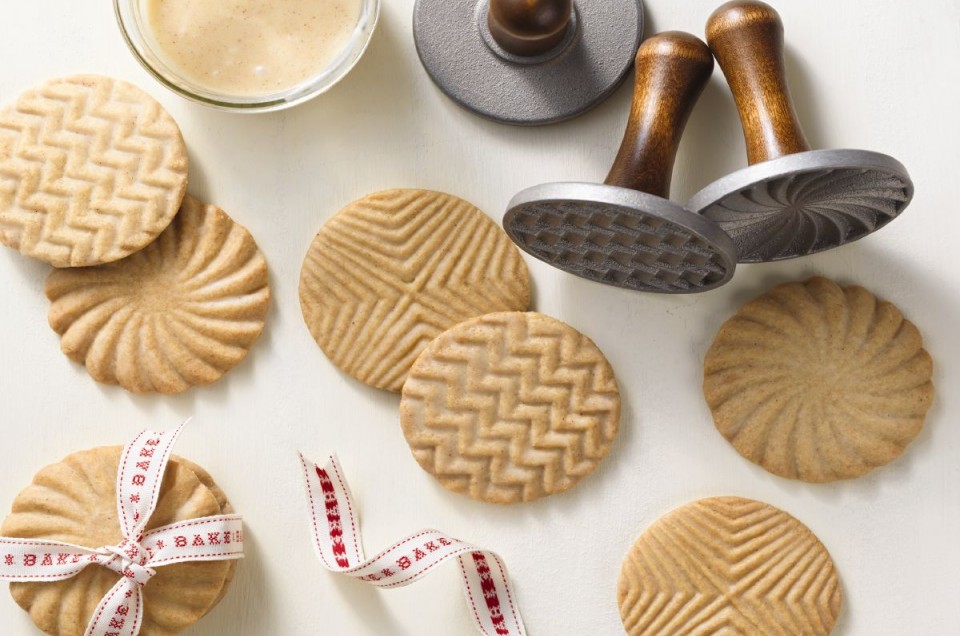 Stamp Cookies via @kingarthurflour
