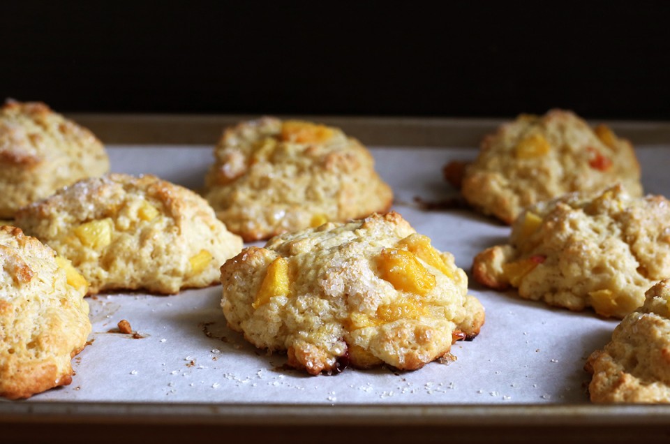 Summer fruit scones via @kingarthurflour