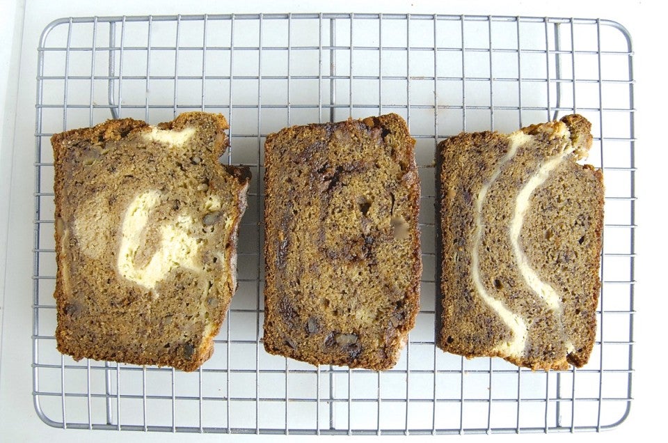 Sweet twist on banana bread via @kingarthurflour