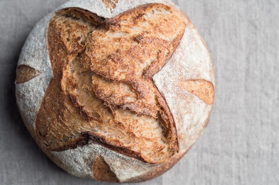 Scoring bread dough via @kingarthurflour