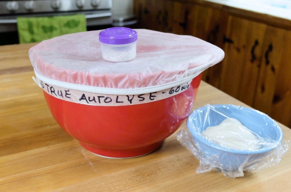 Using the autolyse method via @kingarthurflour