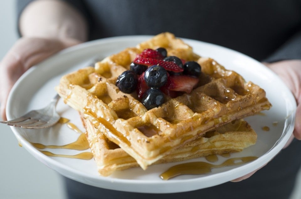 This Breakfast Maker Lets You Stuff Belgian Waffles With All the Toppings  Your Heart Desires