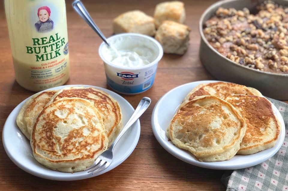 What to substitute for buttermilk via @kingarthurflour