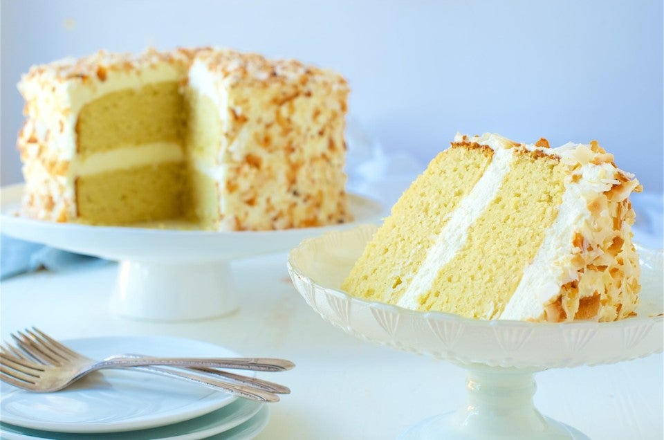 coconut-flour-cake via @kingarthurflour.com