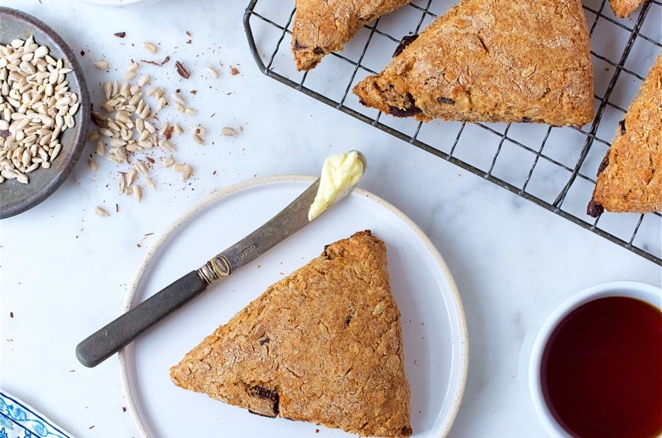 Fresh-milled spelt scones via @kingarthurflour