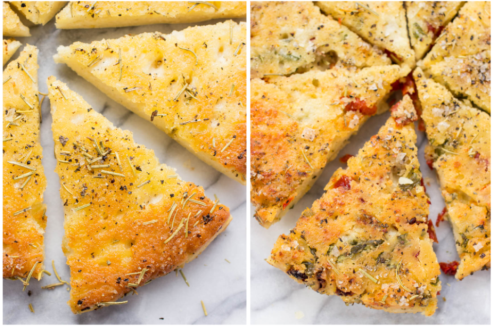 Gluten-Free Focaccia Recipe: 2 Ways via @kingarthurflour