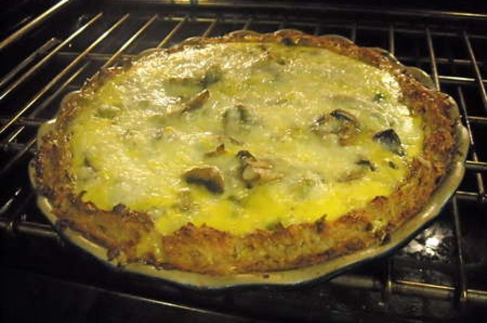 potato crust quiche