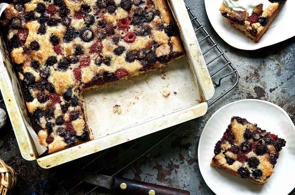 Late Summer Berry Torte