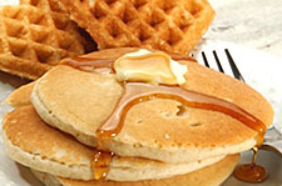 Gluten-Free Sorghum Waffles and Pancakes