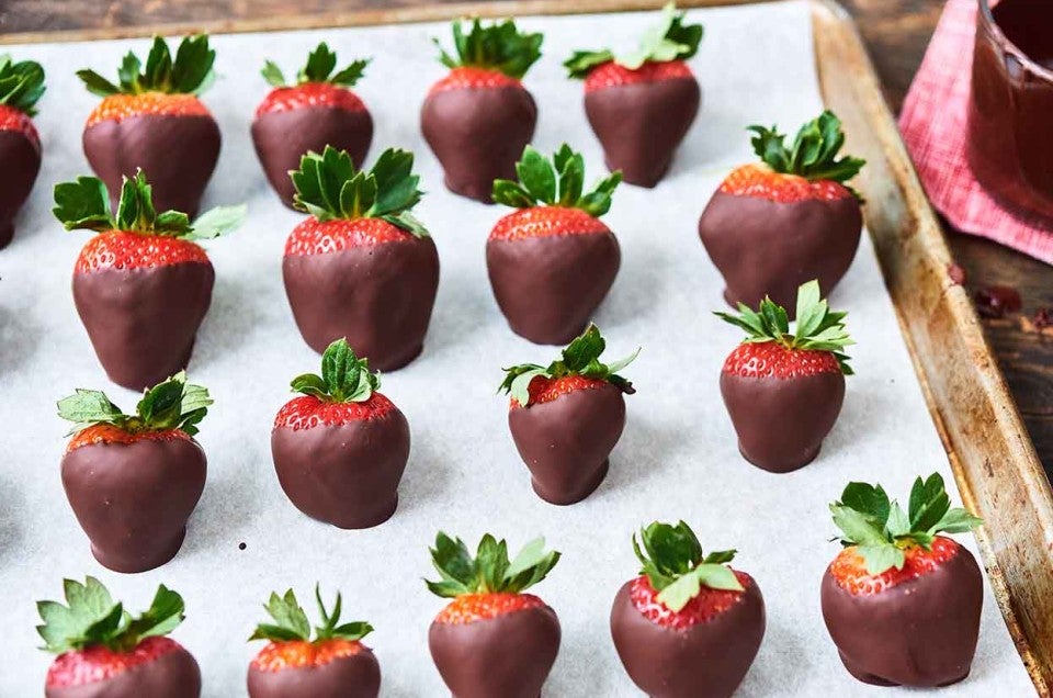 Chocolate-Dipped Strawberries