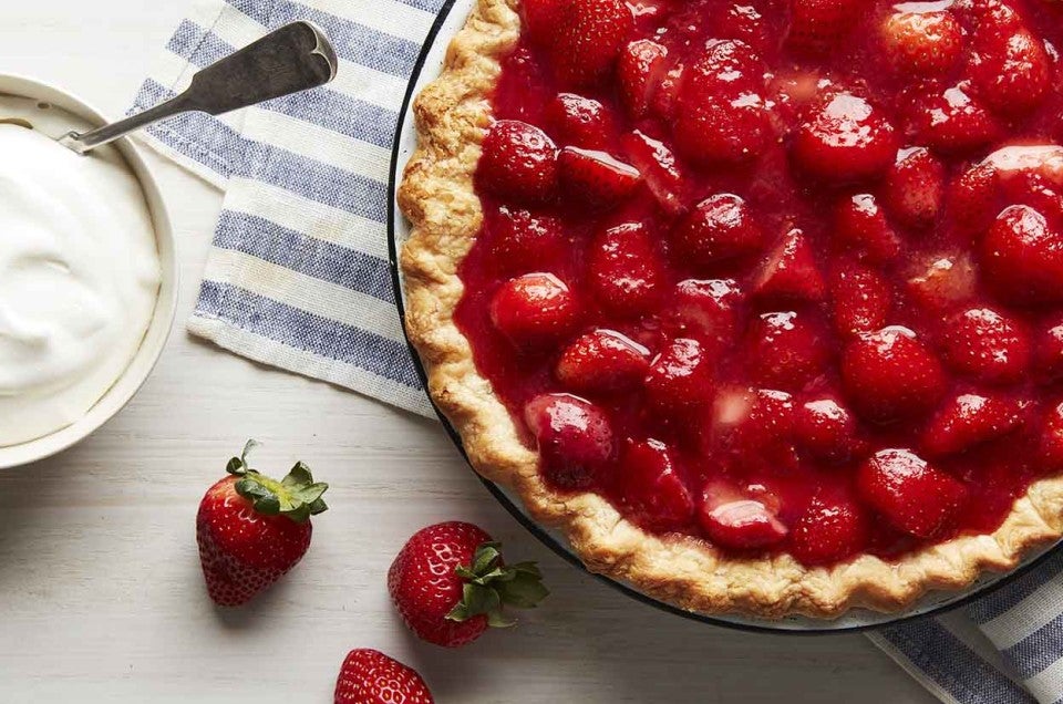 No-Bake Fresh Strawberry Pie