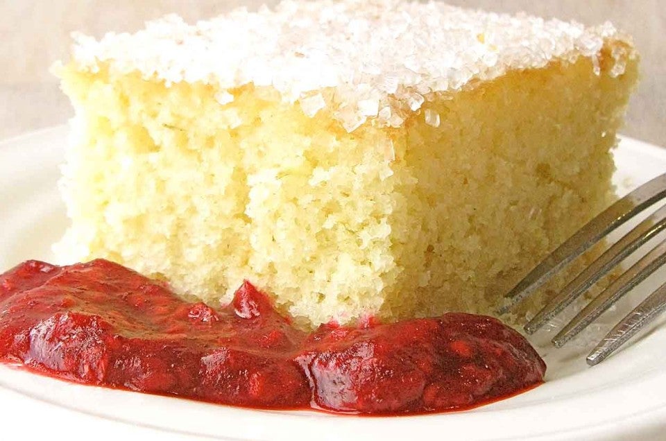 Raspberry Lime Rickey Cake