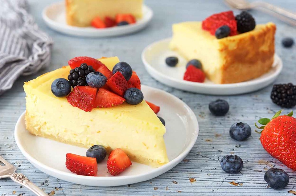 Creamy Vanilla-Orange Cheesecake