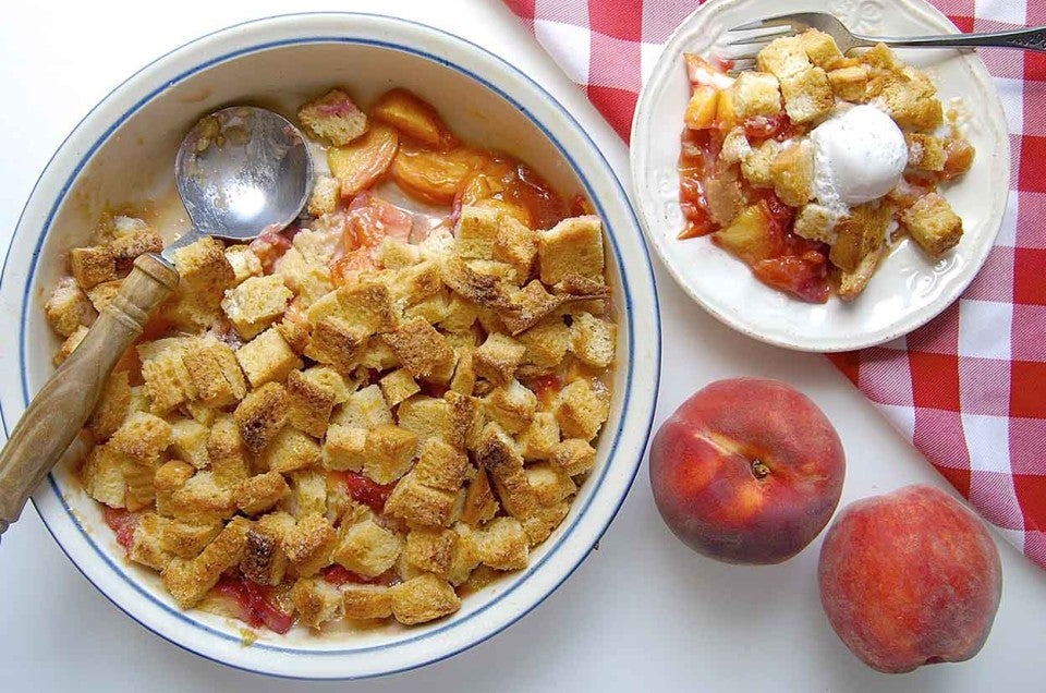 Just Too Easy Peach Cobbler