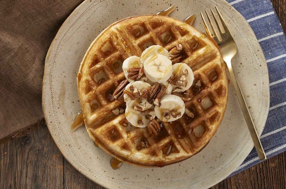 Coffee-Flavored Belgian Waffles Recipe