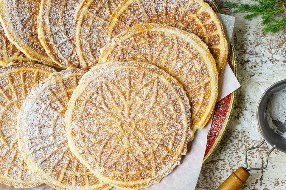 Classic Pizzelle - select to zoom