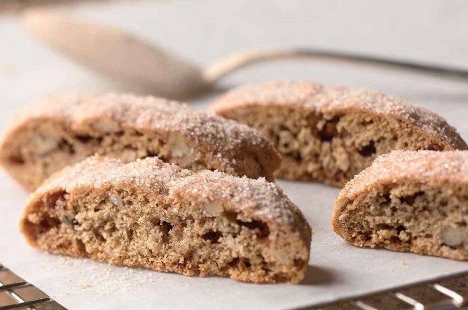 Whole Grain Cinnamon-Nut Baby Biscotti