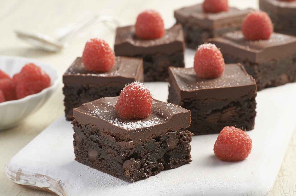 Chocolate and Raspberry Brownie Bars